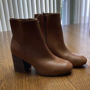 Elegant Sonoma Tan Ankle Booties